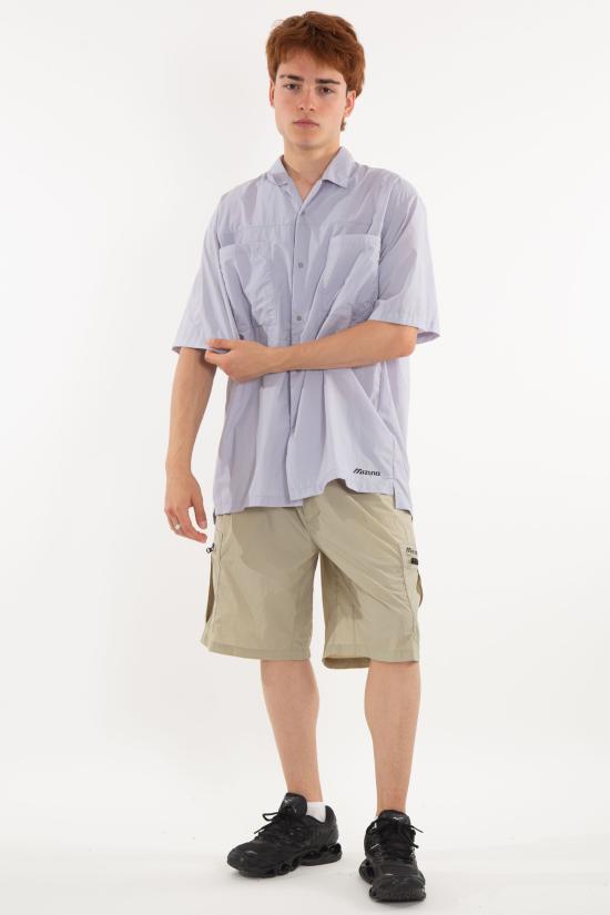 25SS 미즈노 반팔 셔츠 B2GCC001 THISTLE Purple - MIZUNO