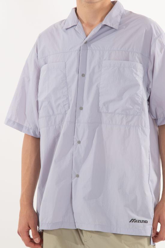 25SS 미즈노 반팔 셔츠 B2GCC001 THISTLE Purple - MIZUNO