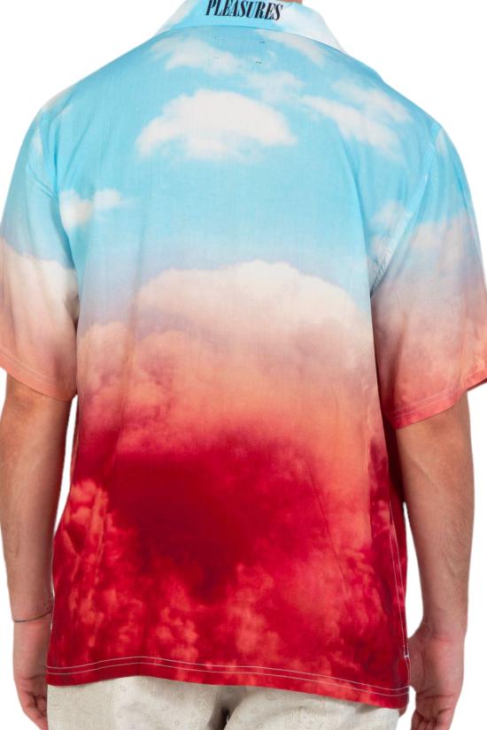  플레셔스 반팔 셔츠 P24SU002 BLUE Multi - PLEASURES