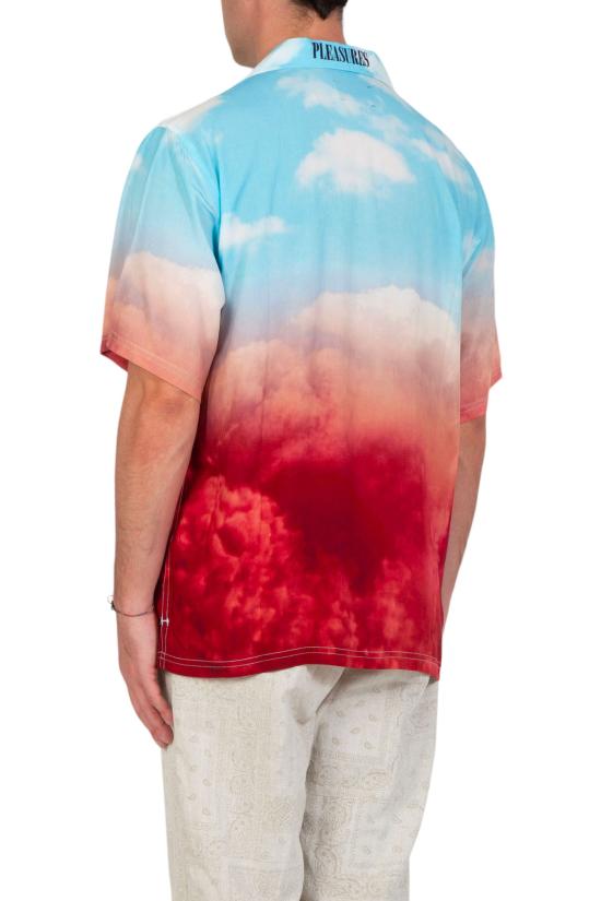  플레셔스 반팔 셔츠 P24SU002 BLUE Multi - PLEASURES