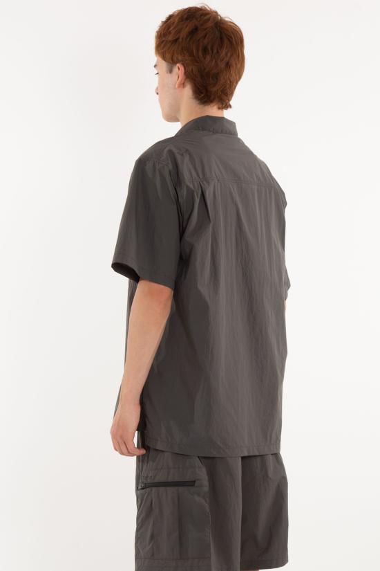 25SS 미즈노 반팔 셔츠 B2GCC001 ASH BLACK Grey - MIZUNO