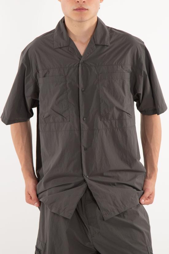 25SS 미즈노 반팔 셔츠 B2GCC001 ASH BLACK Grey - MIZUNO