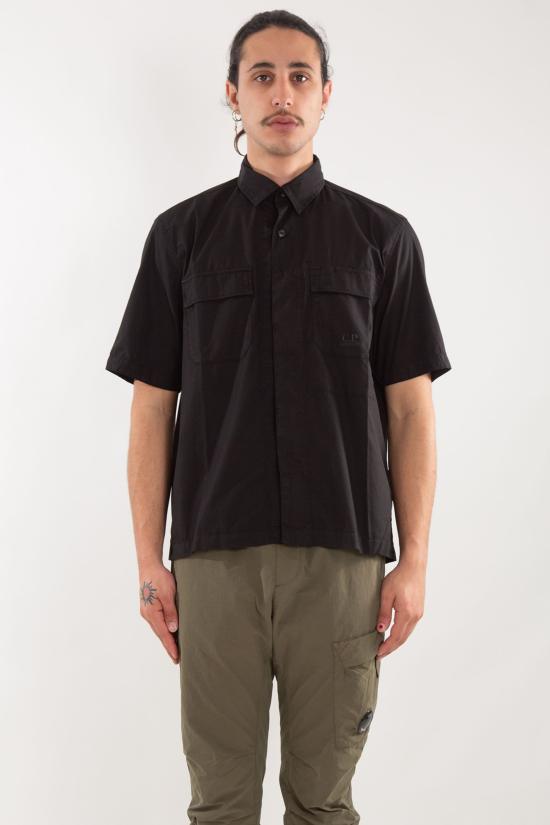 25SS 씨피 컴퍼니 반팔 셔츠 18CMSH245A 005691G 999 Black