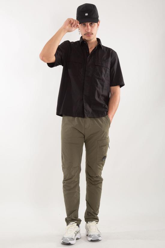 25SS 씨피 컴퍼니 반팔 셔츠 18CMSH245A 005691G 999 Black - C.P. COMPANY