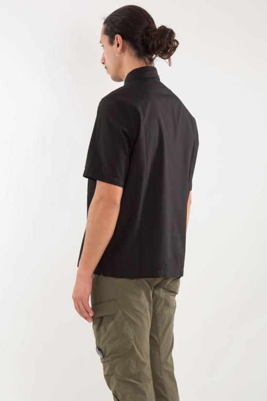 25SS 씨피 컴퍼니 반팔 셔츠 18CMSH245A 005691G 999 Black - C.P. COMPANY