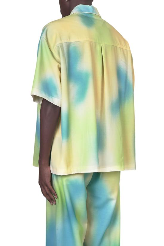  본사이 반팔 셔츠 SH002 002 SPRAY1 Multi - BONSAI