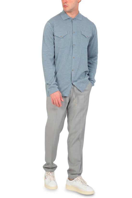  선데이모닝 긴팔 셔츠 HS4133 72 Denim - SUNDAY MORNING