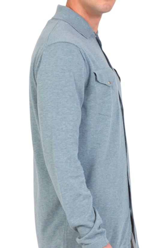  선데이모닝 긴팔 셔츠 HS4133 72 Denim - SUNDAY MORNING