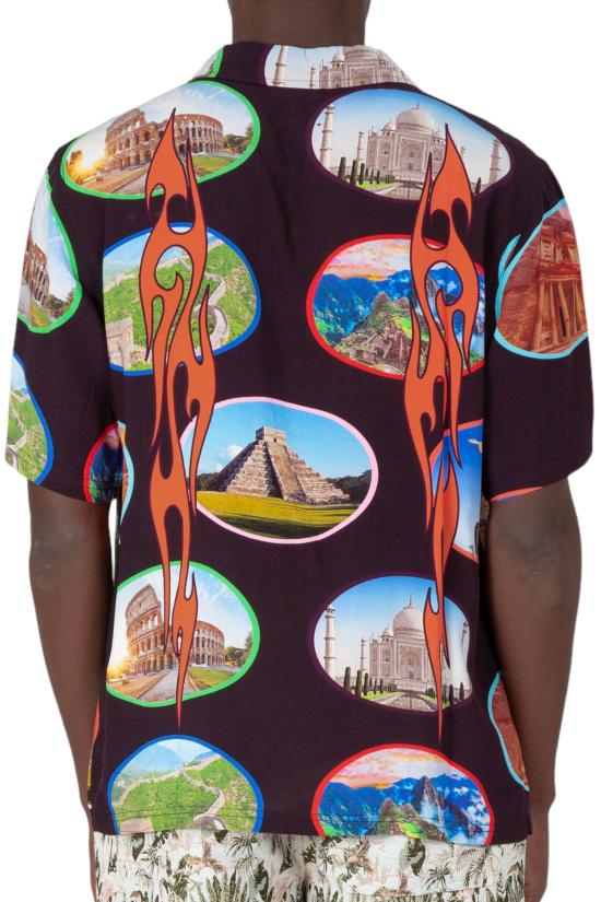  플레셔스 반팔 셔츠 P24SP001 BLACK Black - PLEASURES