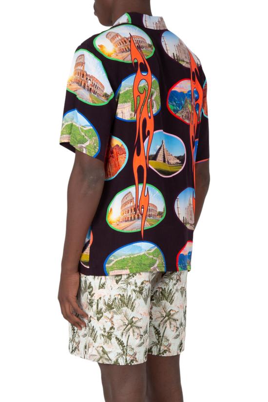  플레셔스 반팔 셔츠 P24SP001 BLACK Black - PLEASURES