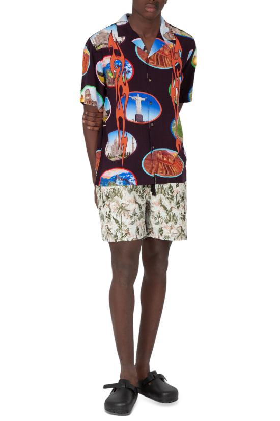  플레셔스 반팔 셔츠 P24SP001 BLACK Black - PLEASURES