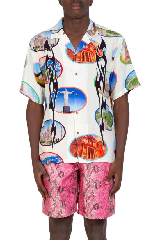  플레셔스 반팔 셔츠 P24SP001 WHITE White