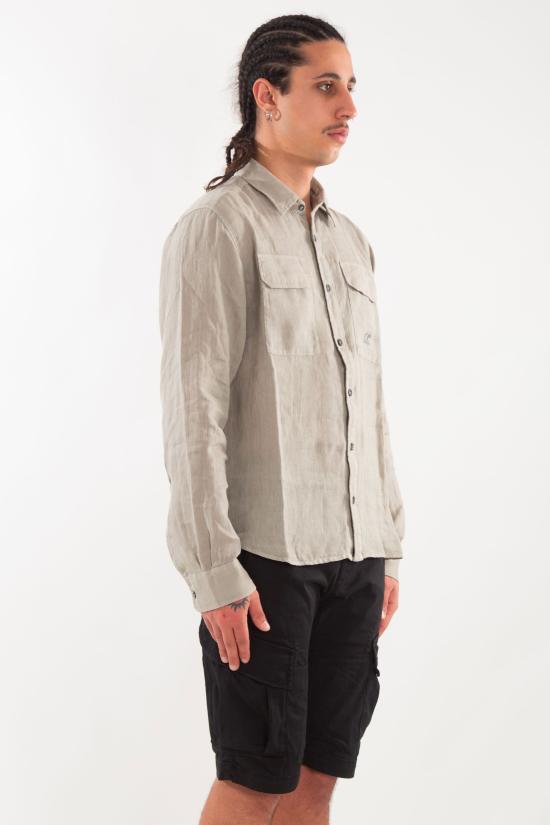 25SS 씨피 컴퍼니 긴팔 셔츠 18CMSH250A 005415G 327 Beige - C.P. COMPANY
