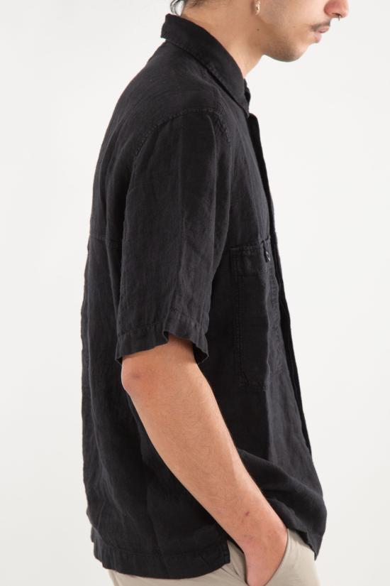 25SS 씨피 컴퍼니 반팔 셔츠 18CMSH239A 005415G 999 Black - C.P. COMPANY