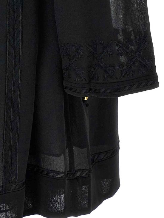  이자벨마랑 미디 스커트 RO0704FAC1J07I01BK Black - ISABEL MARANT