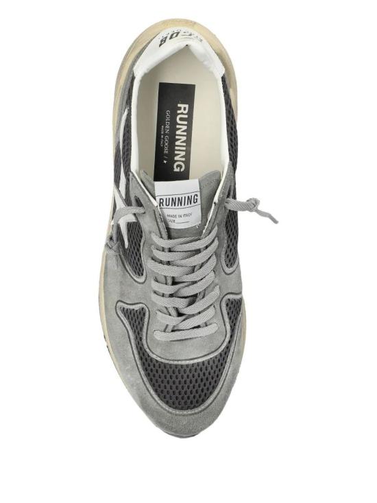 25FW 골든구스 러닝 솔 스니커즈 GMF00126F00757635933 GREEN GREY WHITE DOM - GOLDEN GOOSE