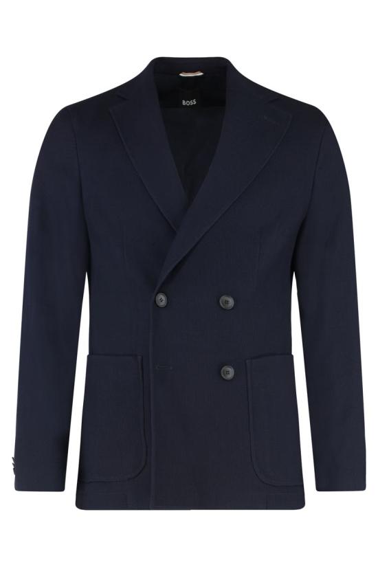 25FW 보스 수트 자켓 50553873 404 BLUE