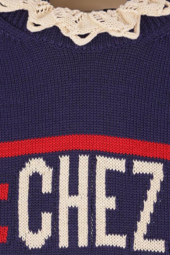 25FW 발렌티노 가라바니 스웨터 7B3KC67D9KEBP3 PROVENCE BLUE PARIS - VALENTINO GARAVANI