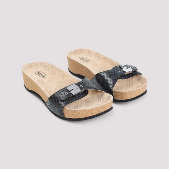 25FW 발렌시아가 뮬/슬리퍼 833454 WAD4Z 1080 BLACK SILVER - BALENCIAGA