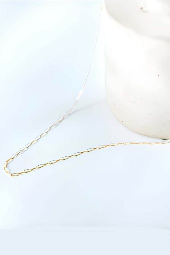  쉬나 마샬 주얼리 목걸이/팬던트 Sheena Marshall Jewelry Nora Link 목걸이 재활용 14K 골드필 - SHEENA MARSHALL JEWELRY