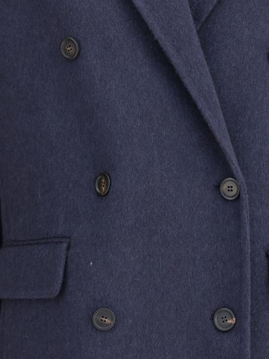 25FW 브루넬로 쿠치넬리 코트 MD5037439P C7186 BLUE - BRUNELLO CUCINELLI