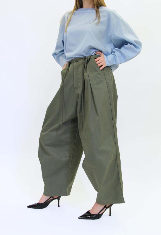  더 엔케이씨 스토어 스트레이트 팬츠 Nkc 스토어 맥스 카고스 그린 - The NKC Store