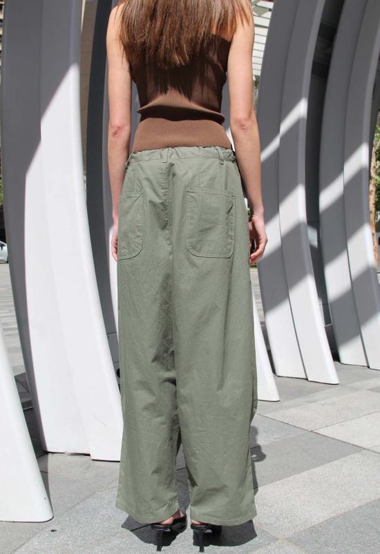  더 엔케이씨 스토어 스트레이트 팬츠 Nkc 스토어 맥스 카고스 그린 - The NKC Store