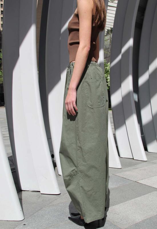  더 엔케이씨 스토어 스트레이트 팬츠 Nkc 스토어 맥스 카고스 그린 - The NKC Store