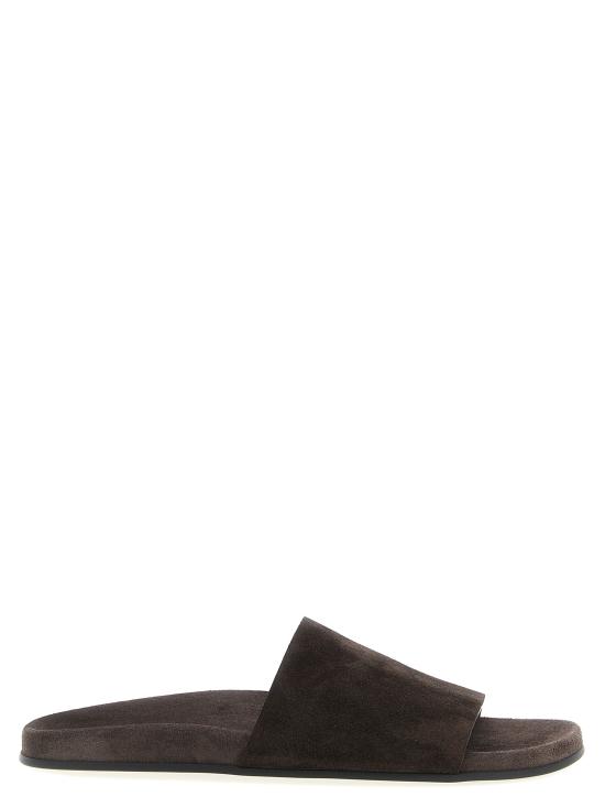 26SS 더로우 뮬/슬리퍼 F2109L302LQB Brown