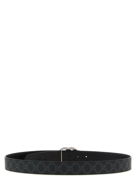 26FW 구찌 GG 마몽 리버시블 벨트 838593FAEWZ1000 Black - GUCCI