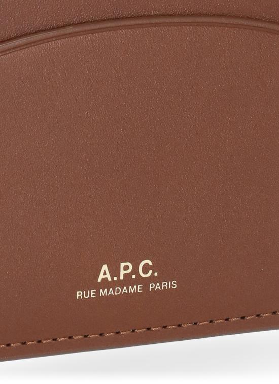 25FW 아페쎄 지갑 PXAWV F63270 CAD Brown - A.P.C.
