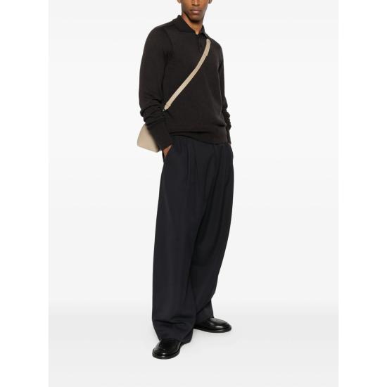 25FW 스튜디오 니콜슨 폴로 티셔츠 SN 1503 SARK WALNU BROWN - STUDIO NICHOLSON