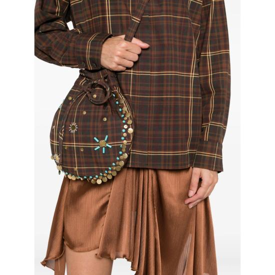 25FW 시에드레스 블라우스 WPF25TP18 ATHELIA MULTI BROWN GREEN - SIEDRES