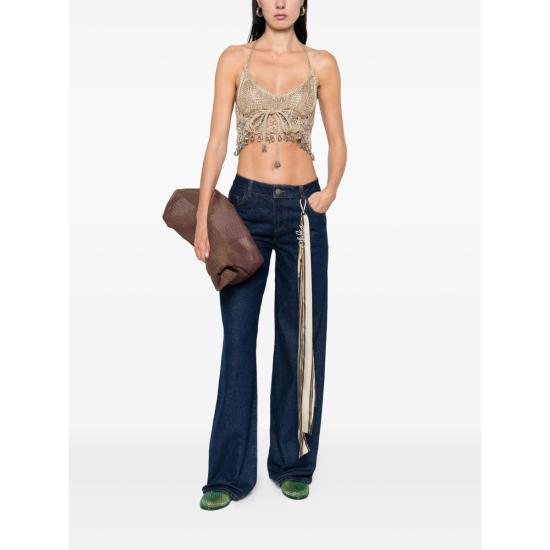 25FW 시에드레스 데님 팬츠 WPF25BT24 ODETTE NAVY BLUE - SIEDRES