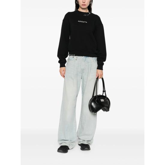 25FW 악셀 아리가토 긴팔 티셔츠 A3438001 LOOPS BLACK - AXEL ARIGATO