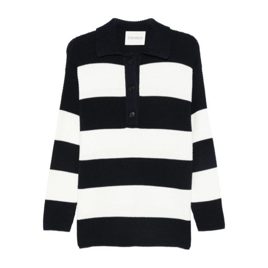 25FW 클로즈드 폴로 티셔츠 C96272 951 ST 568 BLUE WHITE