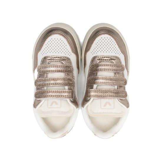 25FW [키즈] 베자 스니커즈 SX2021008C WHSBR WHITE GOLD - VEJA