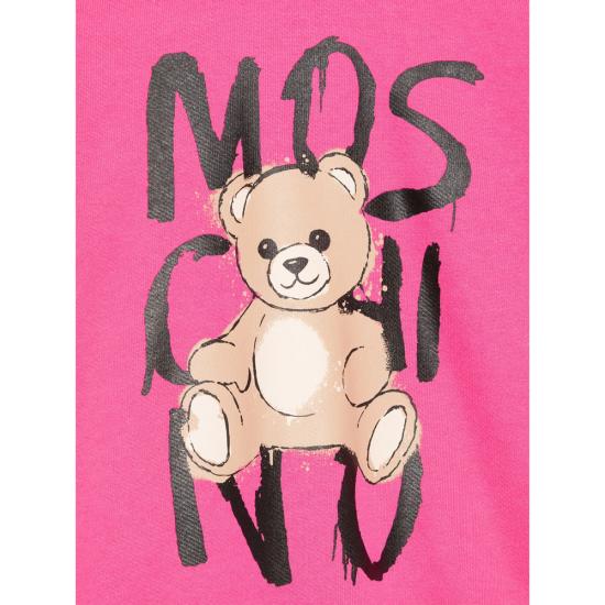 25FW [키즈] 모스키노 니트/스웻셔츠 HUF098 LCA77 50541 PINK - MOSCHINO