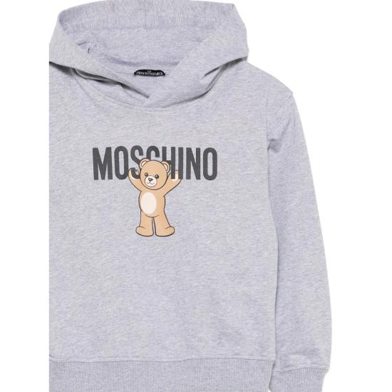 25FW [키즈] 모스키노 니트/스웻셔츠 HUF09F LCA40 60901 GREY - MOSCHINO