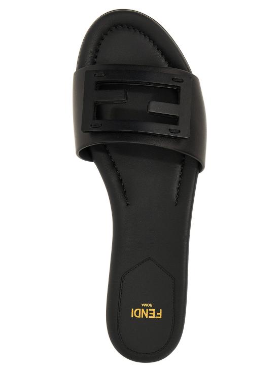 25SS 펜디 바게트 레더 슬라이드 8R8136AE7TF0ABB - FENDI