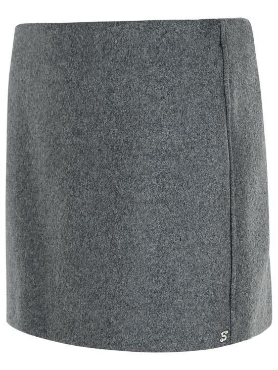 25FW 스포트막스 숏 스커트 2522106022001 Grey - SPORTMAX