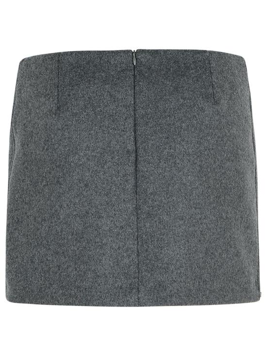 25FW 스포트막스 숏 스커트 2522106022001 Grey - SPORTMAX