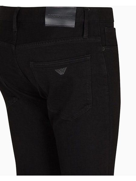 25FW 엠포리오 아르마니 데님 팬츠 EM000121 AF19595 MC002 Black - EMPORIO ARMANI