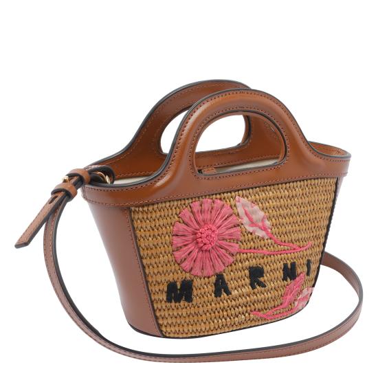 25FW 마르니 토트백 BMMP0067Q4 P7398ZO974 Brown - MARNI