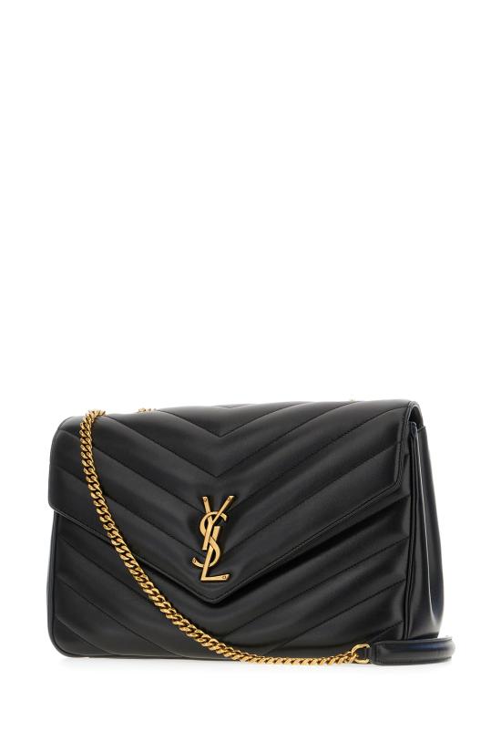 26FW 생로랑 루루 라지 마틀라세 램스킨 숄더백 803541AAEAX 1000 Nero - SAINT LAURENT