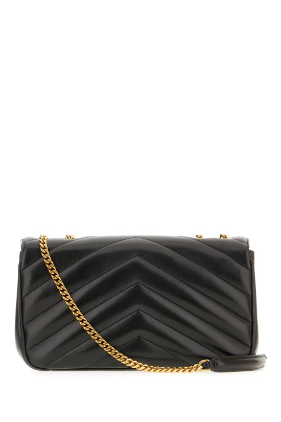 26FW 생로랑 루루 마틀라세 램스킨 미디움 숄더백 801439AAEAX 1000 Nero - SAINT LAURENT