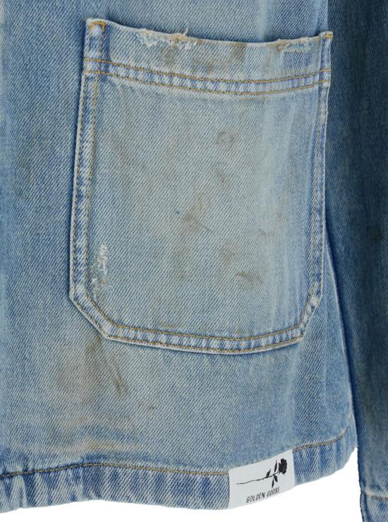 25FW 골든구스 데님 자켓 GMP01941P00208250491 Light blue - GOLDEN GOOSE