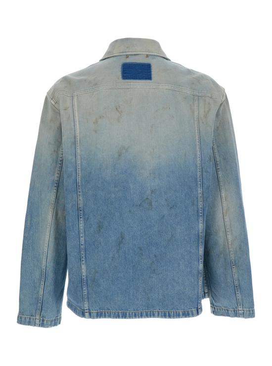 25FW 골든구스 데님 자켓 GMP01941P00208250491 Light blue - GOLDEN GOOSE