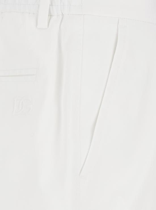 25FW 돌체앤가바나 스트레이트 팬츠 GW13EZFUFNVW0111 White - DOLCE & GABBANA