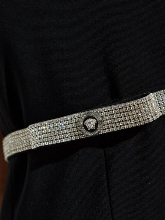 25FW 베르사체 숏 원피스 1021184 1A13362 1B000 BLACK - VERSACE